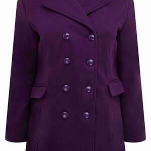 Double Breasted Plus Sized Coat Winter Outer Wear